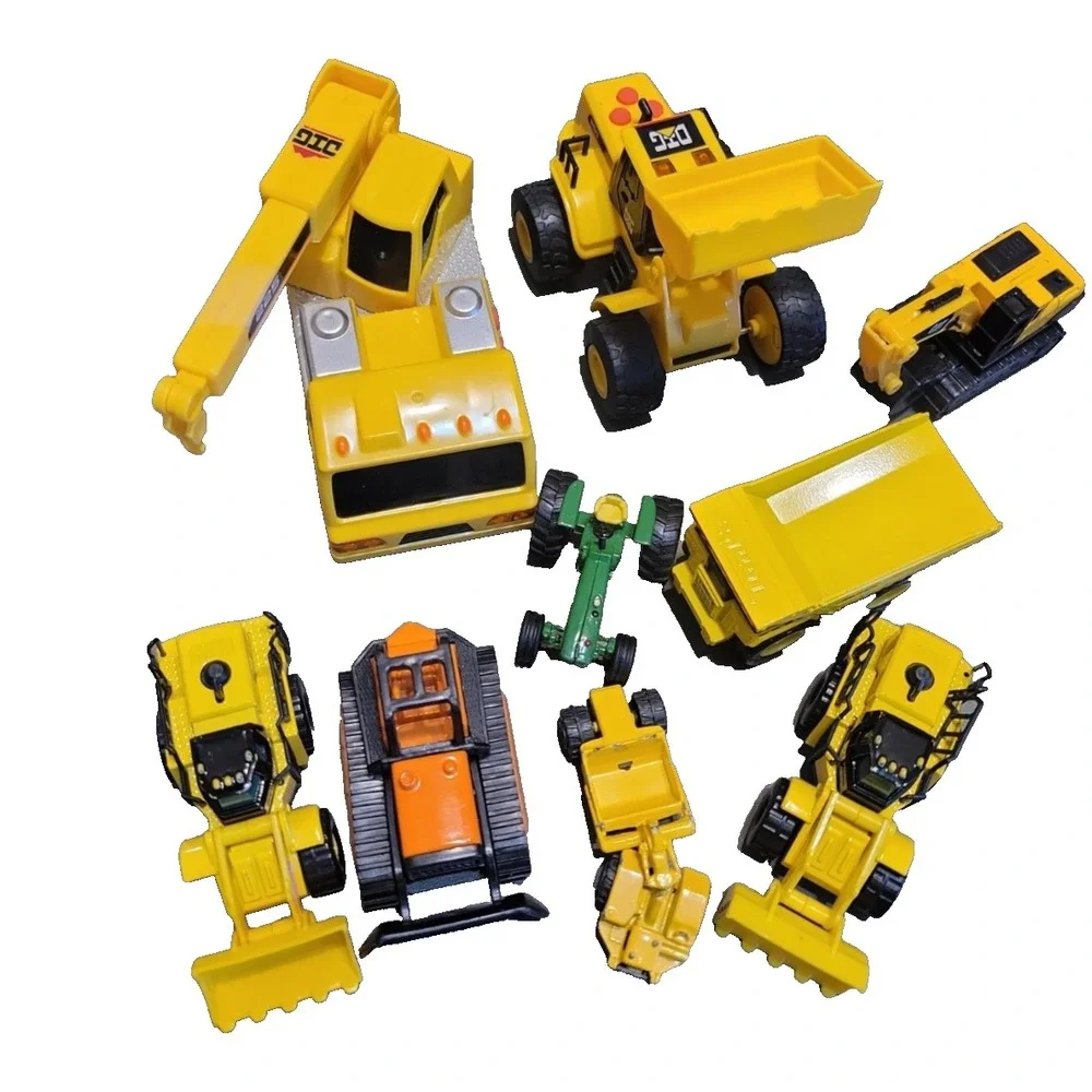 Tonka John Deere Etc.. Farm Tractor trucks Mixed lot toys